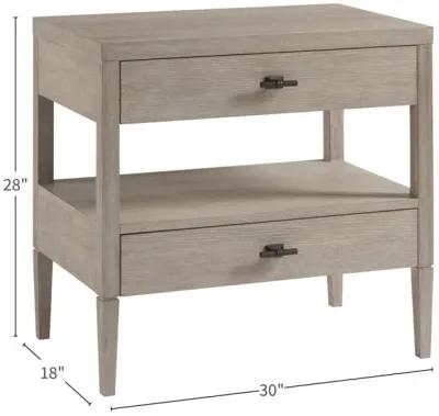 Universal Midtown Flannel Nightstand