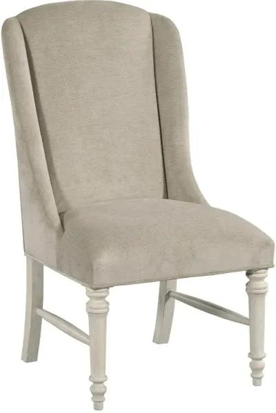 American Drew Grand Bay Egret Parlor Upholstered Wing Back Chair