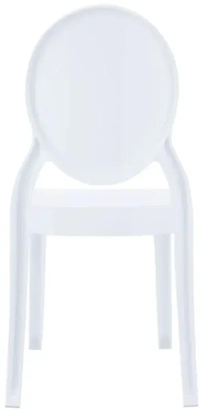 Compamia Kids/Teens Baby Elizabeth Glossy White Chair