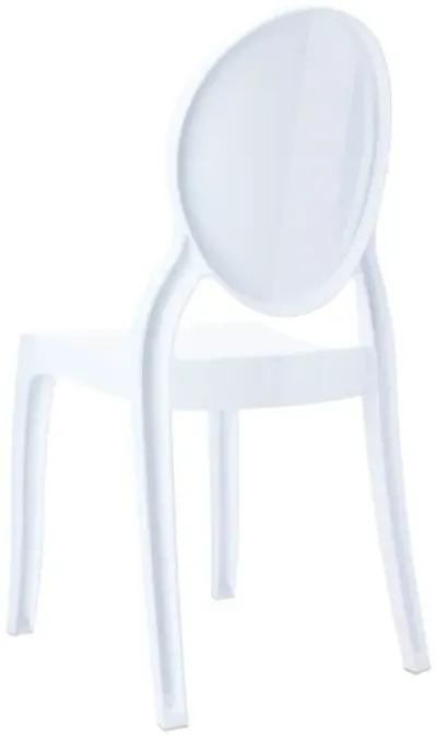 Compamia Kids/Teens Baby Elizabeth Glossy White Chair