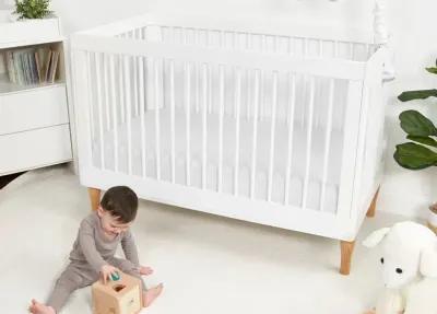 Bedgear Bright White Dri-Tec Performance Crib Sheet