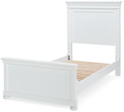 Kids/Teens Canterbury White Complete Twin Panel Bed