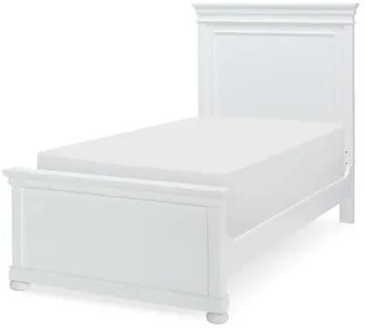 Kids/Teens Canterbury White Complete Twin Panel Bed