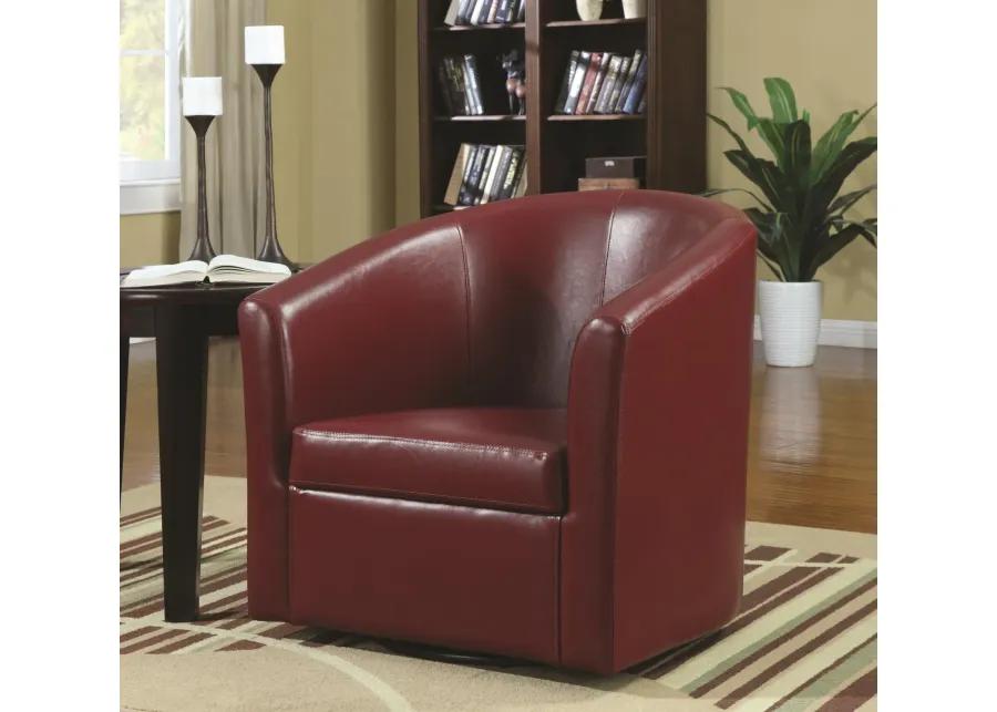 ACCENT CHAIR RED