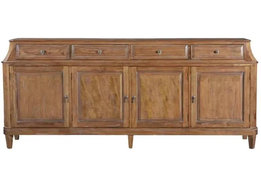 ROSALIND 4-DOOR SIDEBOARD IN A BEACHWOOD FINISH