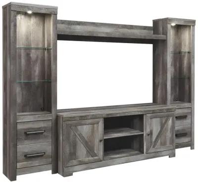 Ashley Wynnlow Gray 4-Piece Entertainment Center