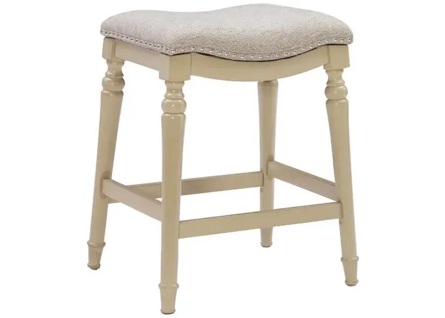 HAYES BIG & TALL COUNTER STOOL - CREAM