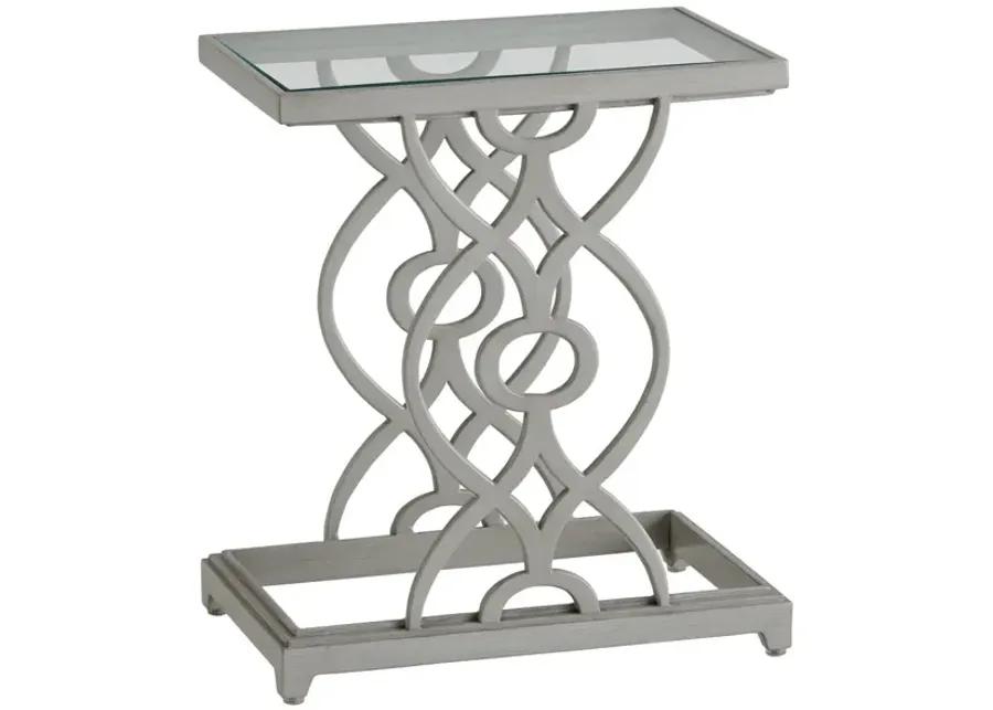 ACCENT TABLE SILVER SANDS