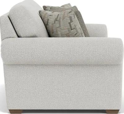 Flexsteel Randall Silver Glacier Two-Cushion Sofa