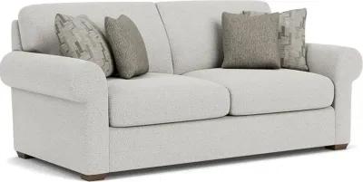 Flexsteel Randall Silver Glacier Two-Cushion Sofa