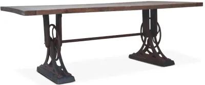 Home Trends Design Whitley 83-Inch Reclaimed Teak Wood Table