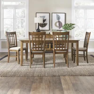 Liberty Furniture Santa Rosa Ii 7-Piece Antique Honey Casual Dining Table Set