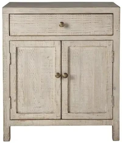 WHITE WASHED AMELIA CABINET