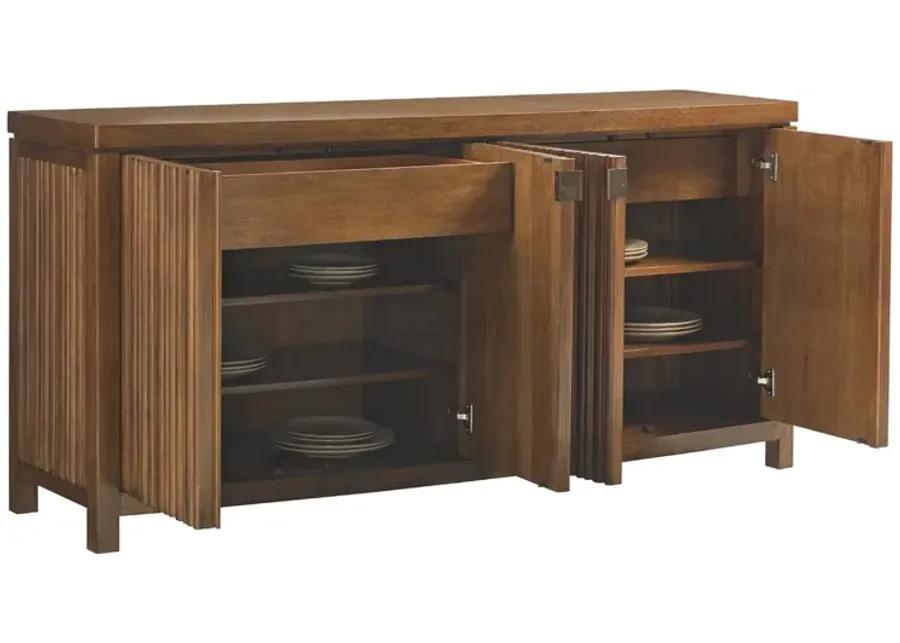 ISLAND FUSION 4 DRAWER SAPPORO BUFFET - WALNUT