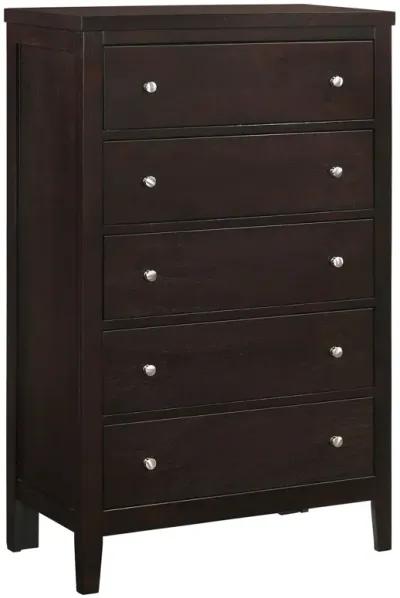 Coaster Carlton 5-Drawer Bedroom Chest Cappuccino