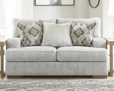 Ashley Mercado Loveseat Pewter Benchcraft