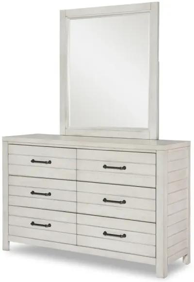 Legacy Classic Summer Camp Gray Dresser White Finish