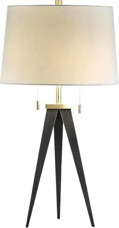 Crestview Lennon Bronze & Antique Brass Table Lamp