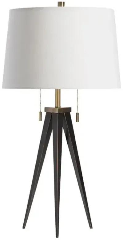 Crestview Lennon Bronze & Antique Brass Table Lamp