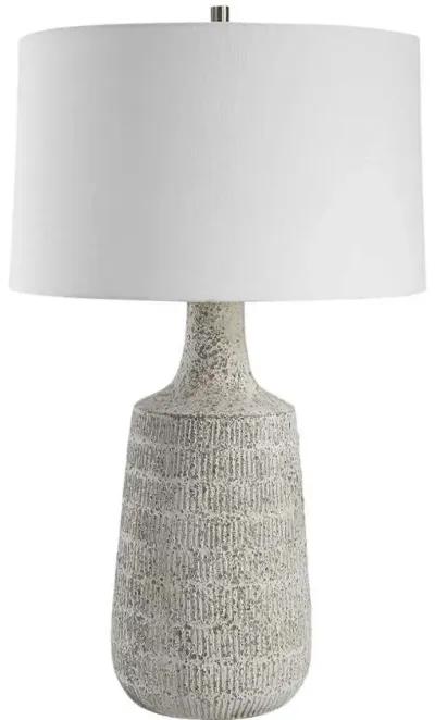 Uttermost Scouts Gray/Off-White/White Table Lamp