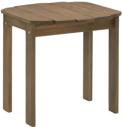 ACORN FINISH ADIRONDACK END TABLE