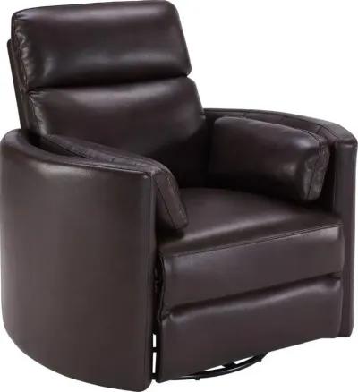 Parker House Radius Collection Swivel Glider Recliner in Florence Brown