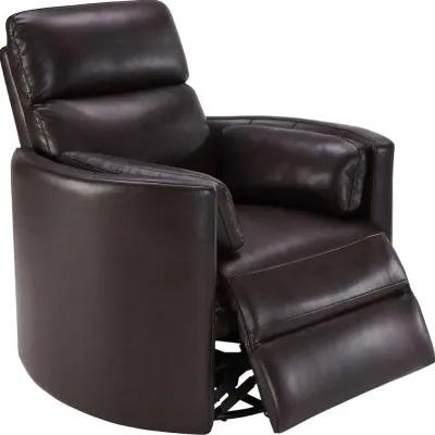 Parker House Radius Collection Swivel Glider Recliner in Florence Brown