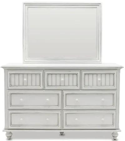 Seawinds Monaco 7-Drawer Dresser Blanc Finish