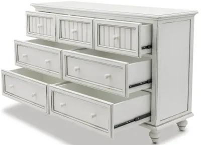 Seawinds Monaco 7-Drawer Dresser Blanc Finish