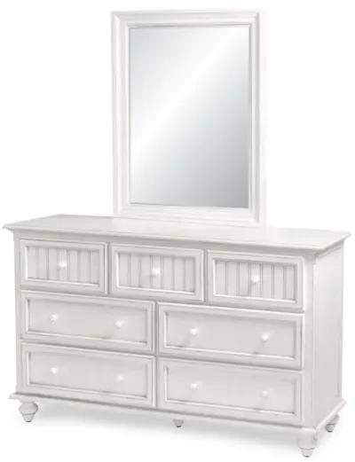 Seawinds Monaco 7-Drawer Dresser Blanc Finish