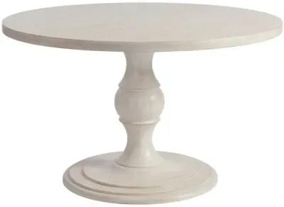 Corona Del Mar 48 Inch Wood Dining Table White-Washed - Newport