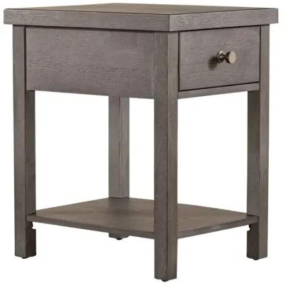 Modern Farmhouse Dusty Charcoal Side Table