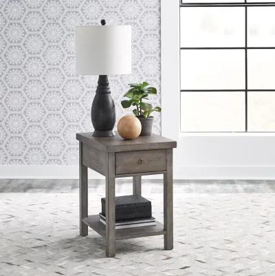 Modern Farmhouse Dusty Charcoal Side Table