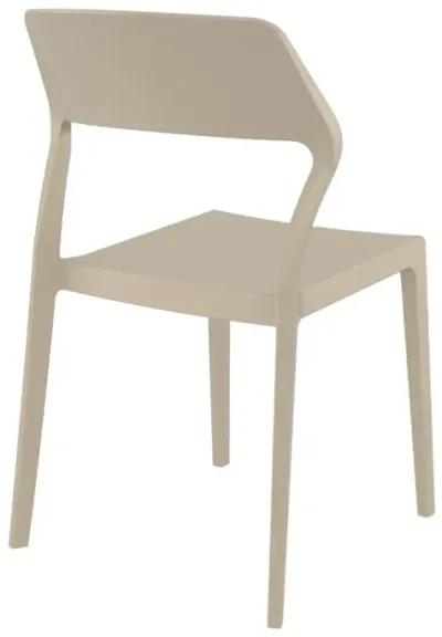 SNOW DINING CHAIR TAUPE