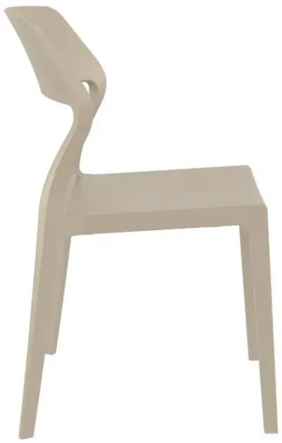 SNOW DINING CHAIR TAUPE