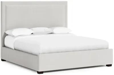 MORGAN UPHOLSTERED FABRIC PANEL BED KING