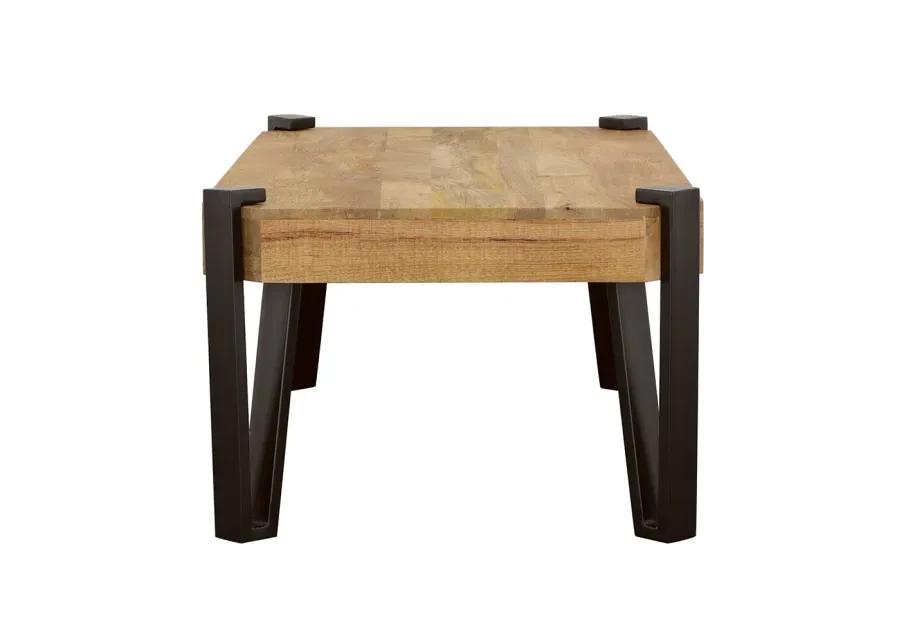 COFFEE TABLE NATURAL/MATTE BLACK NATURAL