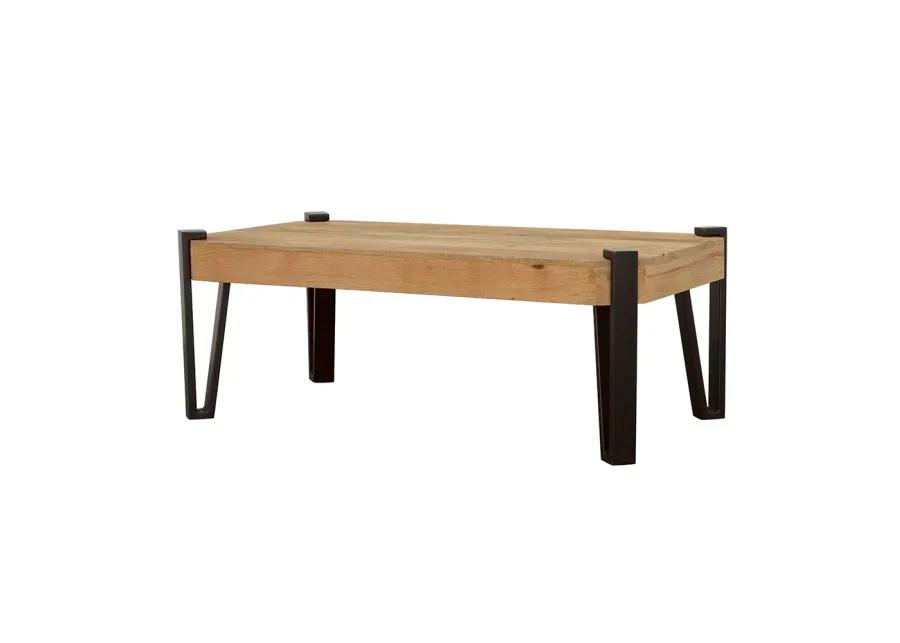 COFFEE TABLE NATURAL/MATTE BLACK NATURAL