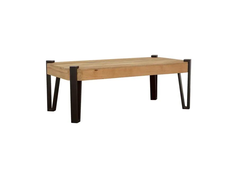 COFFEE TABLE NATURAL/MATTE BLACK NATURAL