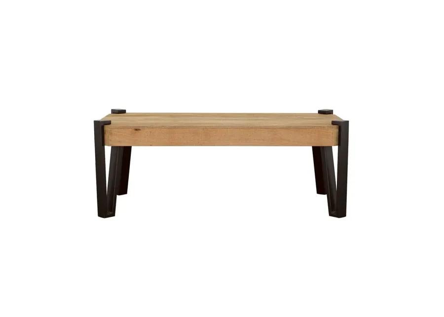 COFFEE TABLE NATURAL/MATTE BLACK NATURAL