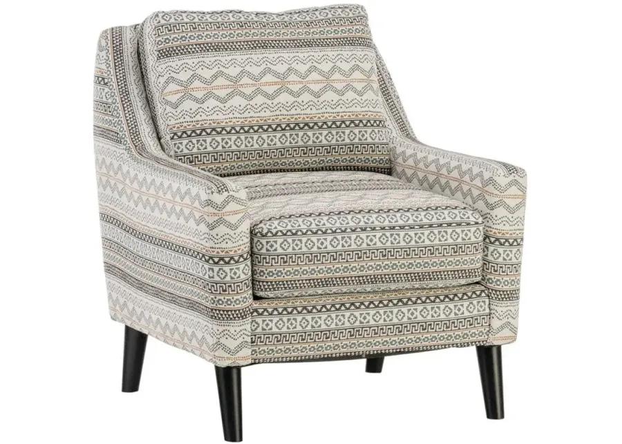 HANDWOVEN SLATE RIVERDALE QUARRY ACCENT CHAIR