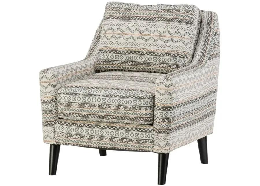 HANDWOVEN SLATE RIVERDALE QUARRY ACCENT CHAIR