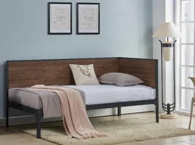 Coaster Getler Metal Twin Daybed Weathered Chestnut