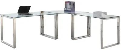 CONTEMPORARY DESK SET WITH SMALL LARGE & CORNER DESKS