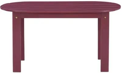 Linon Adirondack Red Coffee Table