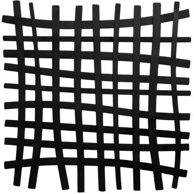 Uttermost Gridlines Matte Black Iron Wall Art Decor