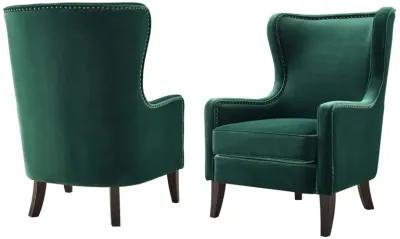 Rosco Emerald Green Accent Barrel Chair