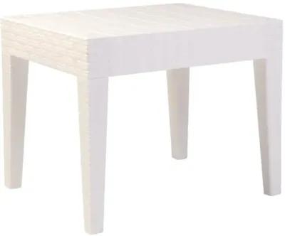 OUTDOOR ALASKA END TABLE IN WHITE