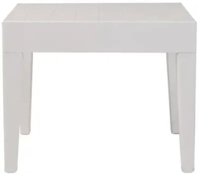 OUTDOOR ALASKA END TABLE IN WHITE