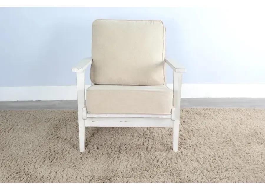 MARINA WHITE SAND ARMCHAIR WITH CUSHIONS